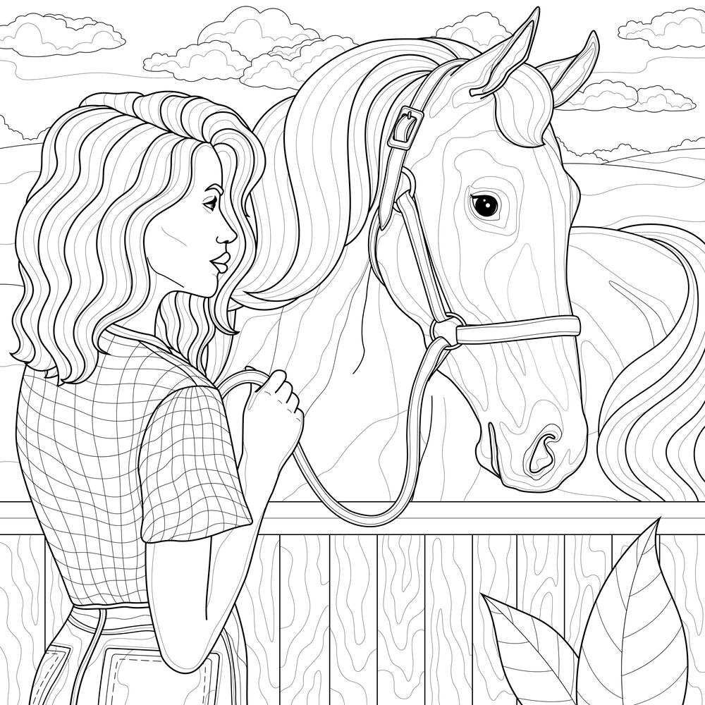 téléchargez et imprimez des coloriages de chevaux gratuits pour tous les âges. activité ludique et créative pour enfants et passionnés d'équitation.