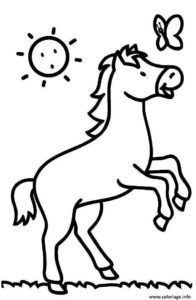 téléchargez et imprimez gratuitement nos coloriages de chevaux pour enfants. activité ludique et créative idéale pour petits et grands passionnés d'équitation.
